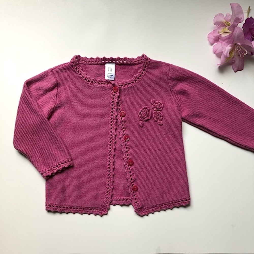 Gap Baby Toddler long sleeve Cardigan - Girls 12-18m